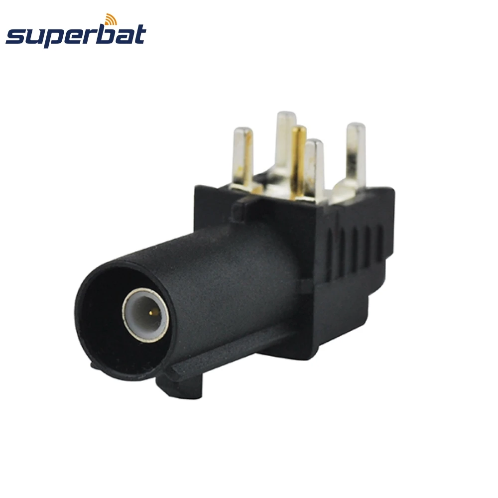 Superbat 10 шт. Fakra SMB Штекерный разъем для монтажа печатной платы прямоугольный