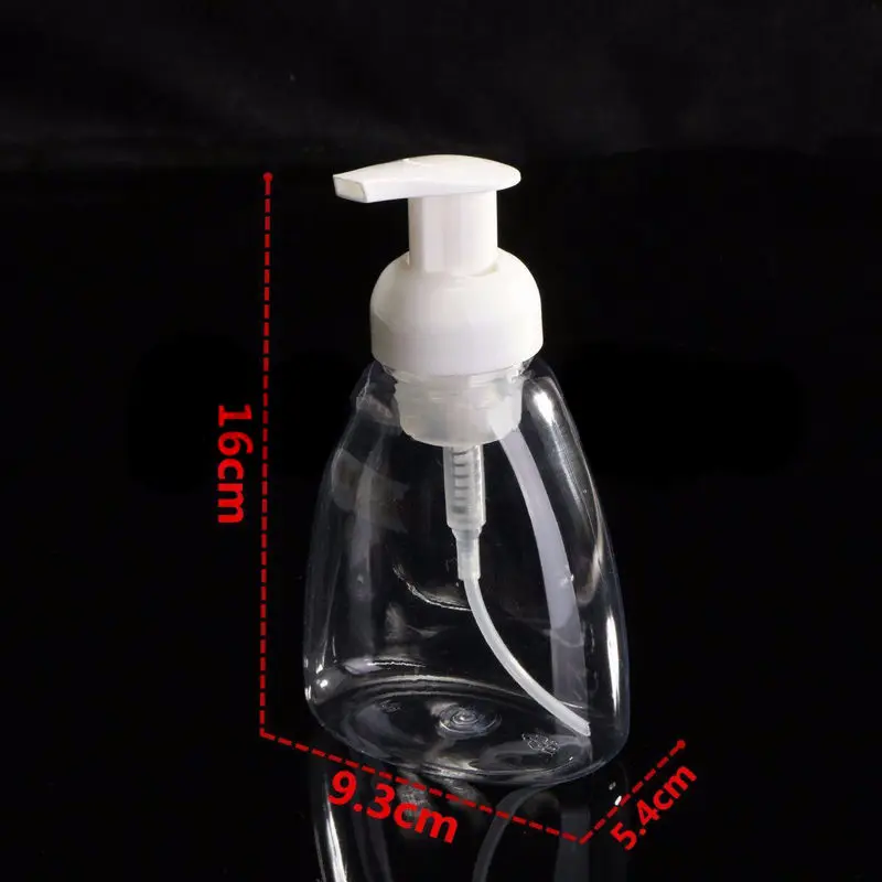 

PET Travel Bottle Bubble Beating Bottle Empty Squeezed Foaming Pump Plastic Bottle Transparent Hand Sanitizer Bottle 300ml