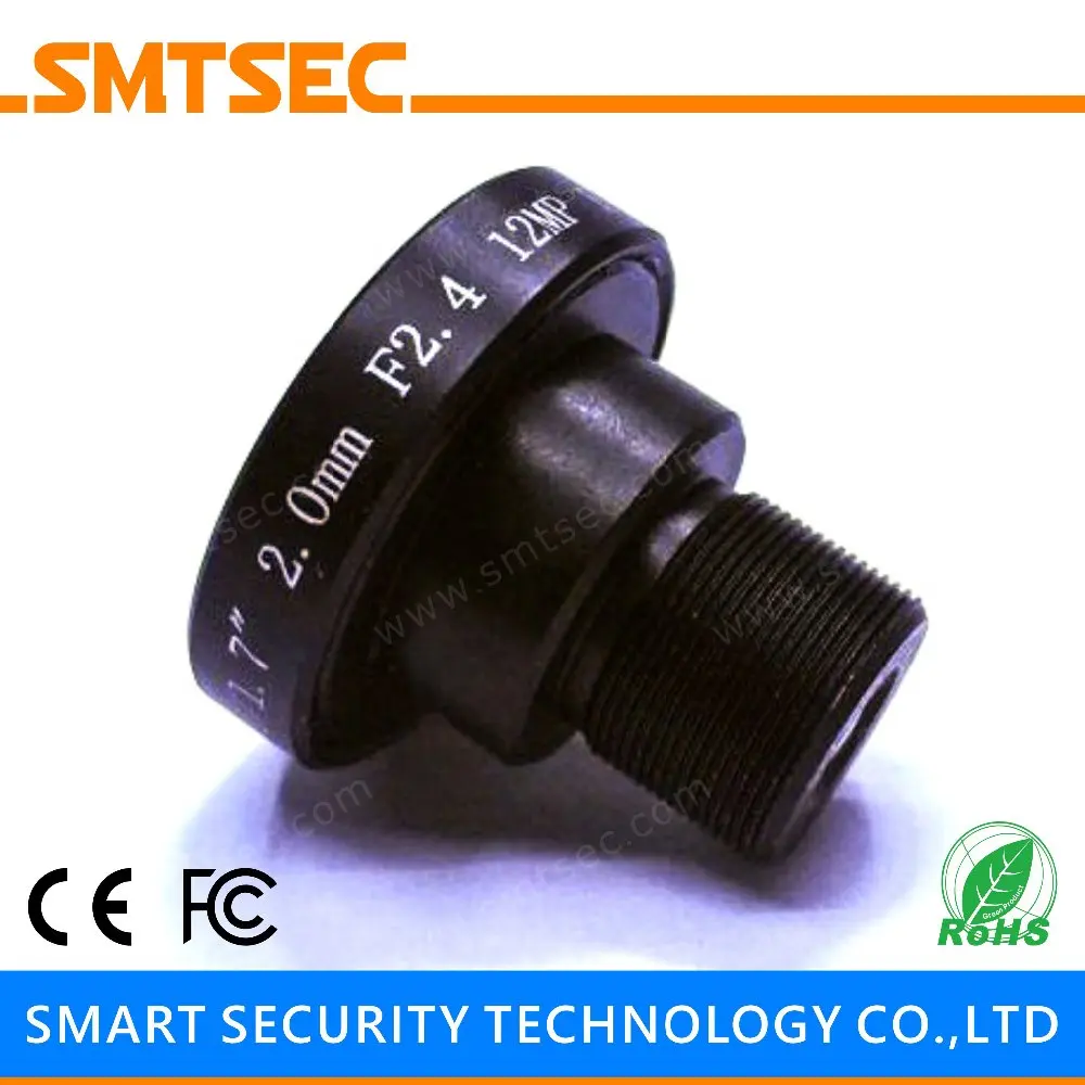 SL-RY20F24IR 1/1. 7 &quotF2.4 HD 12MP мегапикселей объектив M12 крепление 2 мм Рыбий глаз 180