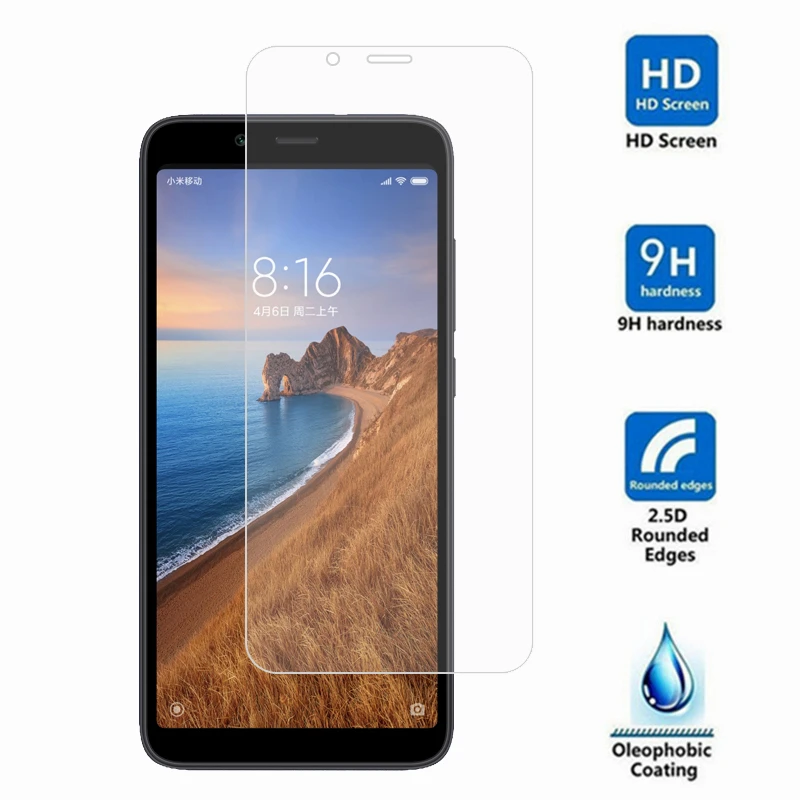 Закаленное стекло для Xiaomi Redmi 7A 2 шт. | Мобильные телефоны и аксессуары