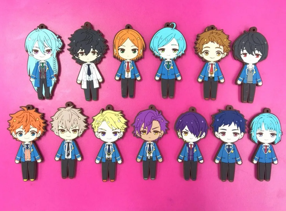 13 шт./лот Ensemble Stars новый оригинальный короткая футболка с героями из японского