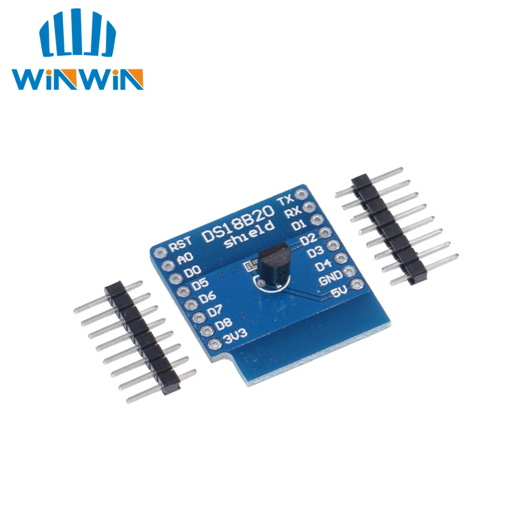 ESP8266 D1 Mini Pro WiFi макетная плата NodeMcu WS2812 RGB DHT11 DHT22 AM2302 реле DS18B20 BMP180 мотор для WeMos DIY Kit - Цвет: D1 DS18B20