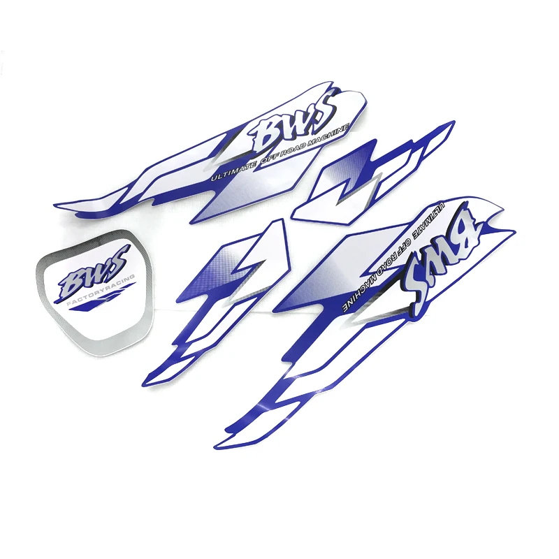 3 цвета клейкие наклейки для тела мотоцикла YAMAHA bms100 с логотипом|stickers colors|motorcycle