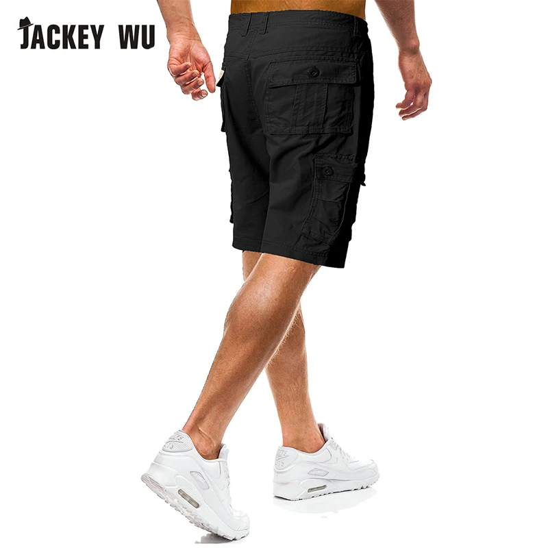 JACKEYWU брендовые шорты мужские 2019 мода мульти-карман прямой Повседневный Чино