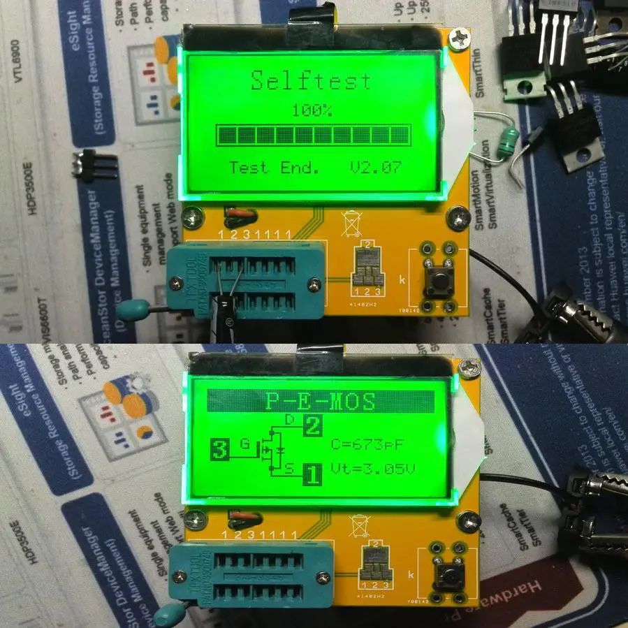 DYKB LC-T3 ESR метр Многофункциональный Транзистор тестер Диод Триод Емкость индуктивность резистор SCR LCR MOS PNP 12864 ЖК-дисплей