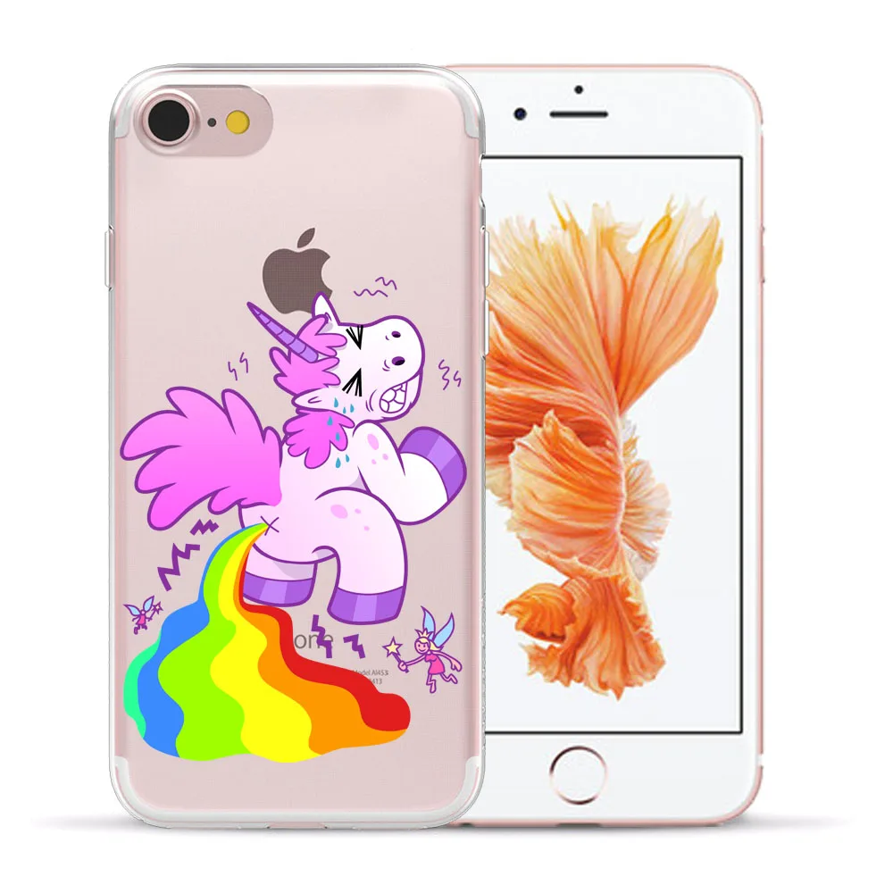 Мягкий чехол из ТПУ I'm Unicorn As You Wish для iPhone 5 5S SE 6 6S 7 8 Plus XR X 11 Pro XS Max крутая