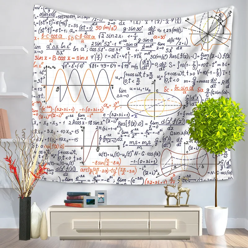 Новое поступление Подвесной Настенный математический креативный гобелен