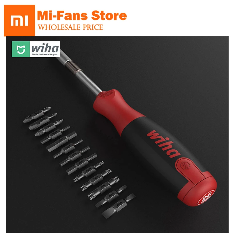 Xiaomi Mijia Wiha ежедневно Применение отвертка комплект 26 в 1 точность биты с Скрытая журнал Magic Наборы коробка инструменты для ремонта аксессуар