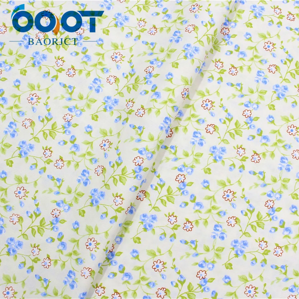 OOOT BAORJCT 176263 50 x160cm/pcs flower cotton fabric home textile tilde quilt patchwork clothing dress embroidery Bedding | Дом и сад