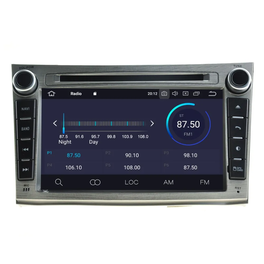 Автомобильный DVD-плеер на Android 9 0 с GPS-навигацией для Subaru Outback 08 + стерео радио bluetooth