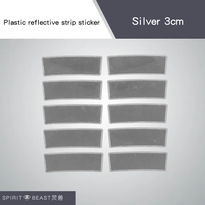 silver 3CM Наклейки на шины мотоцикла, светоотражающие наклейки, светоотражающие наклейки на колеса, декоративные аксессуары для мотокросса, цветные наклейки на тело - Цвет: silver 3CM
