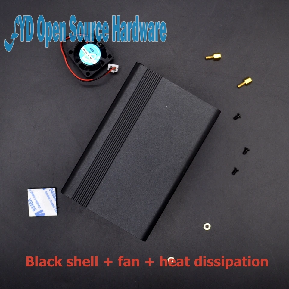 

Enclosure Aluminum case box with fan for Raspberry