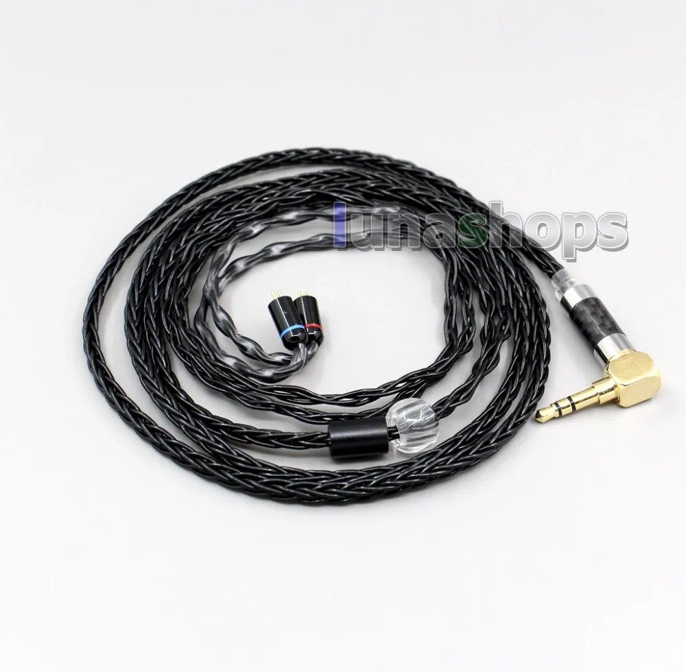 LN006359 XLR сбалансированный 3 5 мм 2 8 Core с серебряным покрытием кабель для наушников