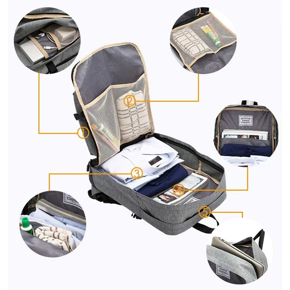 HeloFrn Soprt Men Women Canvas Backpack Large Capacity Laptop Sport Bag Teenager Weenend Travel Mochila | Багаж и сумки