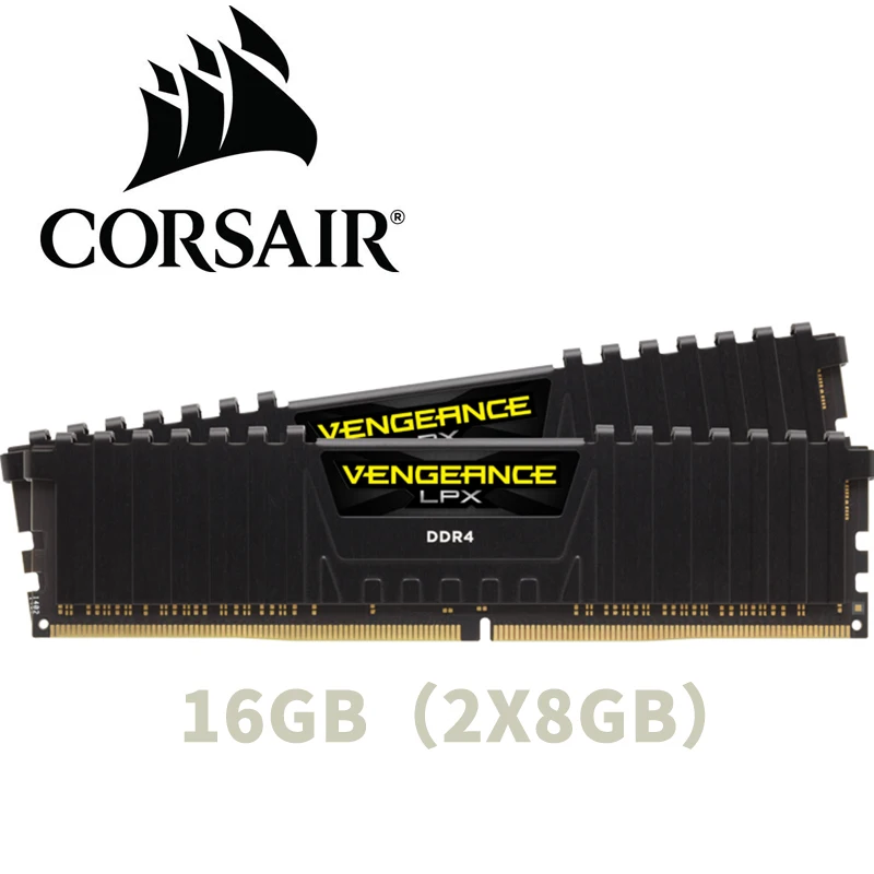 Комплект памяти CORSAIR VENGEANCE LPX 16 Гб (2x8 ГБ) DDR4 PC4 D ram 2400 МГц 3200 3000 C16 модуль настольной