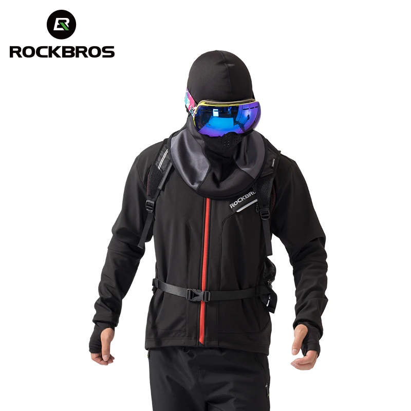 ROCKBROS, велосипедная куртка, штаны, набор, зимние термоштаны, Джерси, группа, велосипед, открытый костюм, ветрозащитная Светоотражающая спортивная одежда, верхняя одежда