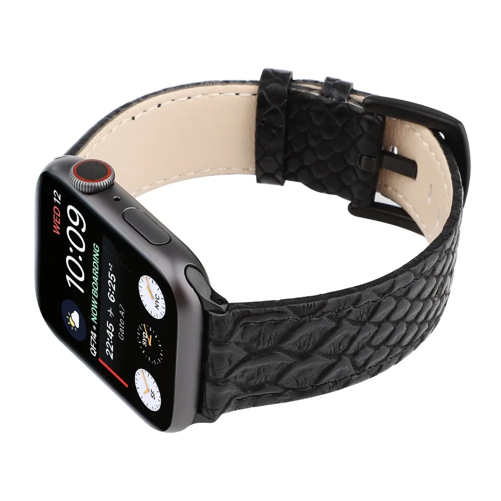 Ремешки для Apple Watch Band 38 мм 42 мм 44 мм браслет ремешок для Apple Watch Band кожаный ремешок серии 4 3 2 полосы Correa Pulseira