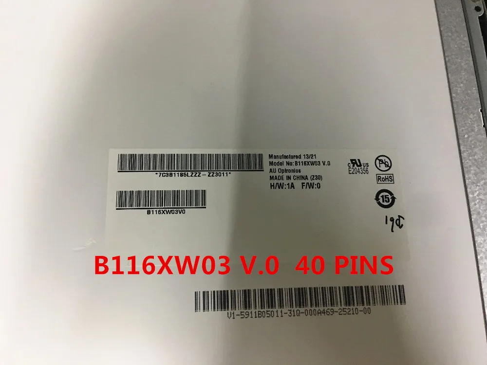 ЖК-экран B116XW03 N116BGE со светодиодной подсветкой цифровой преобразователь экрана в