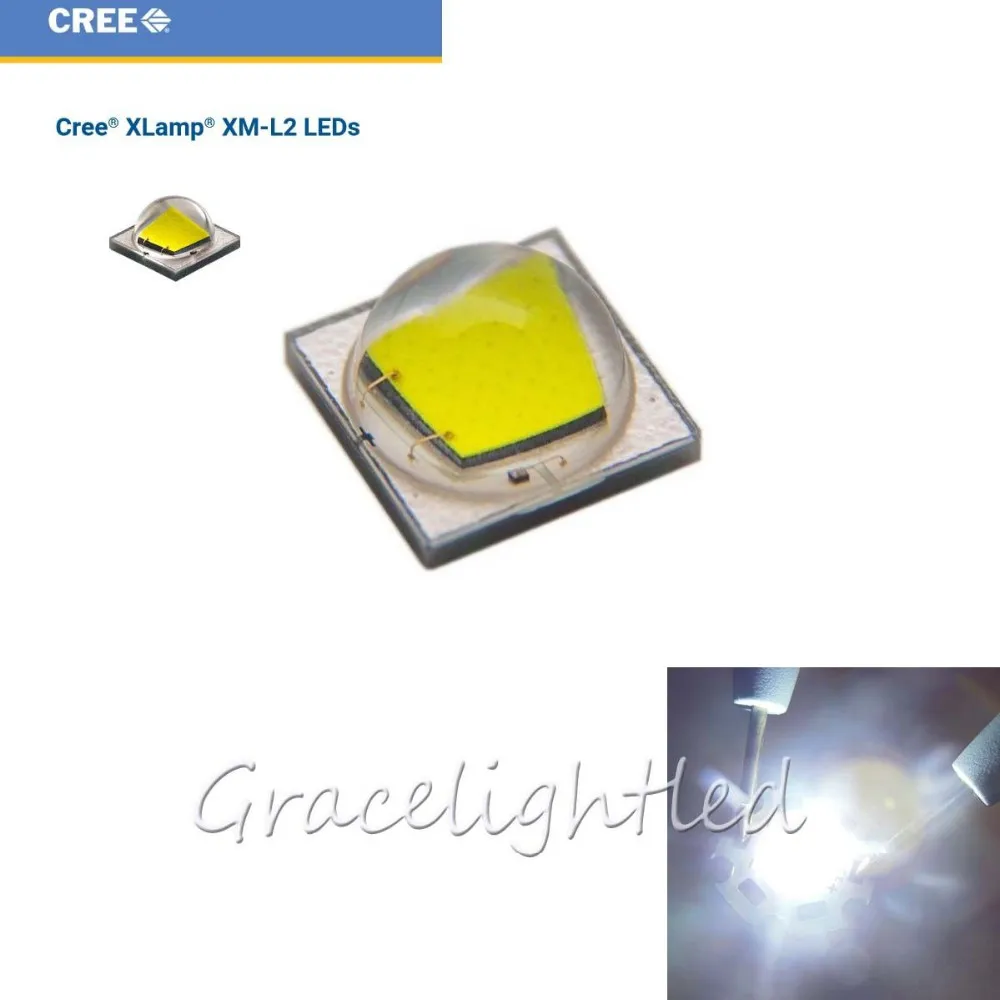 1 шт. Cree XM-L2 L2 10 Вт голый светодиодный шарик теплый белый нейтральный белый холодный белый 3000 К 4000 к 6500 К