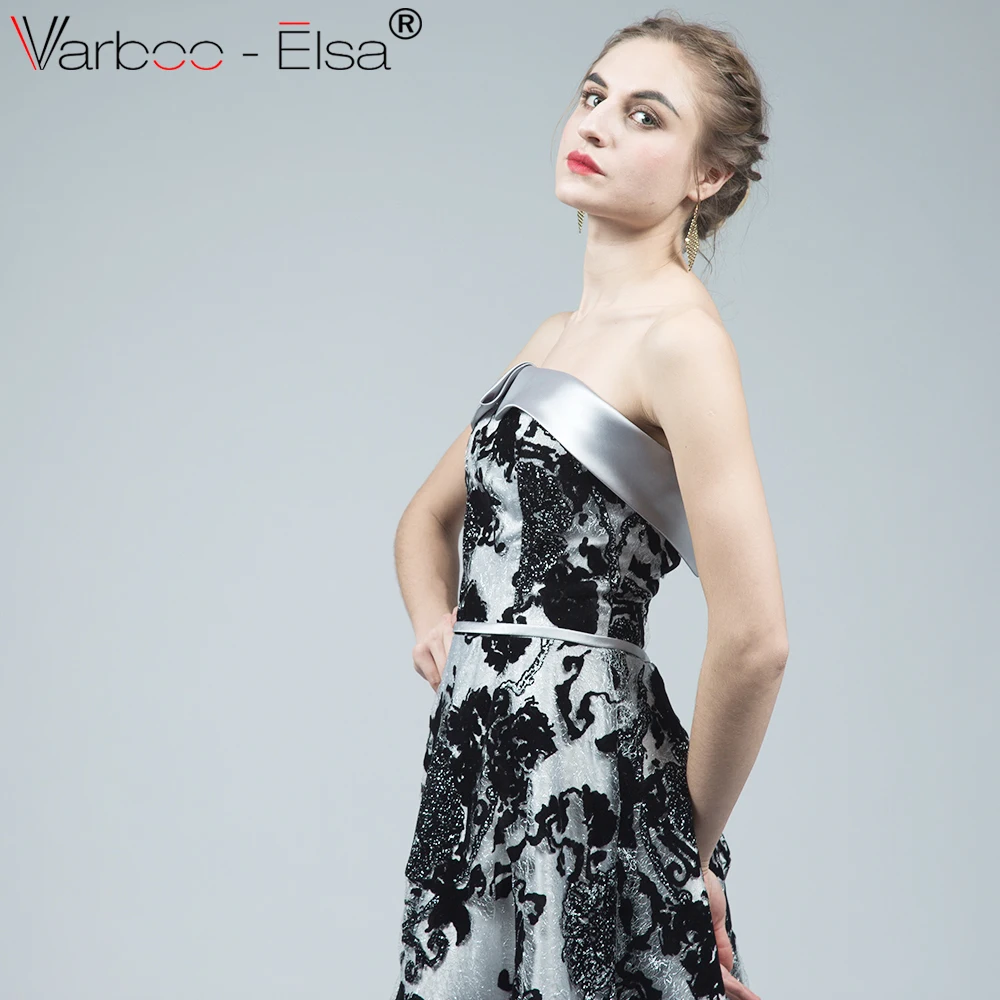 VARBOO_ELSA vestido de festa longo сексуальное вечернее платье с вырезом лодочкой и открытой