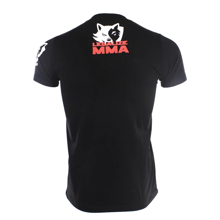 VSZAP легальная футболка с коротким рукавом для MMA фитнеса боевых искусств ветра