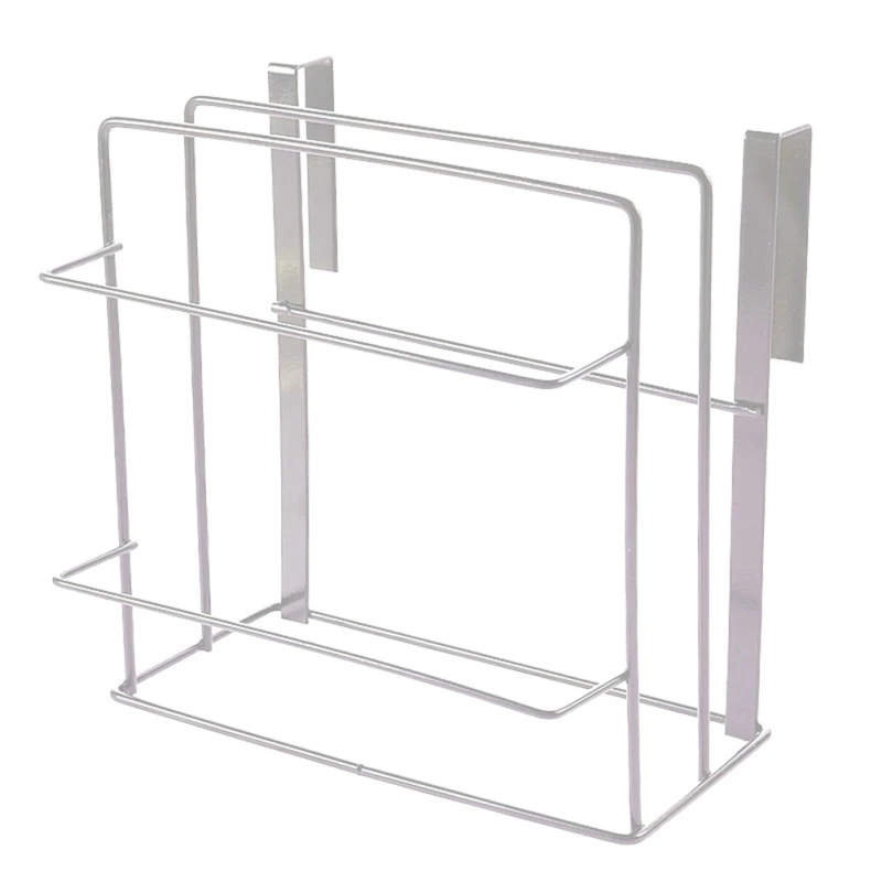 Free Punching Towel Storage Rack Kitchen Cabinet Door Hanging Cutting Board Household | Дом и сад