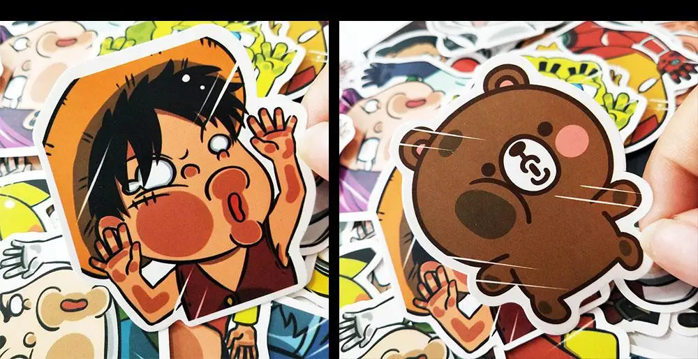 50 шт. смешанные Мультяшные персонажи аниме наклейки s Goku/Totoro для багажа, ноутбука, скейтборда, автомобиля, мотора, велосипеда, водонепроницаемые наклейки