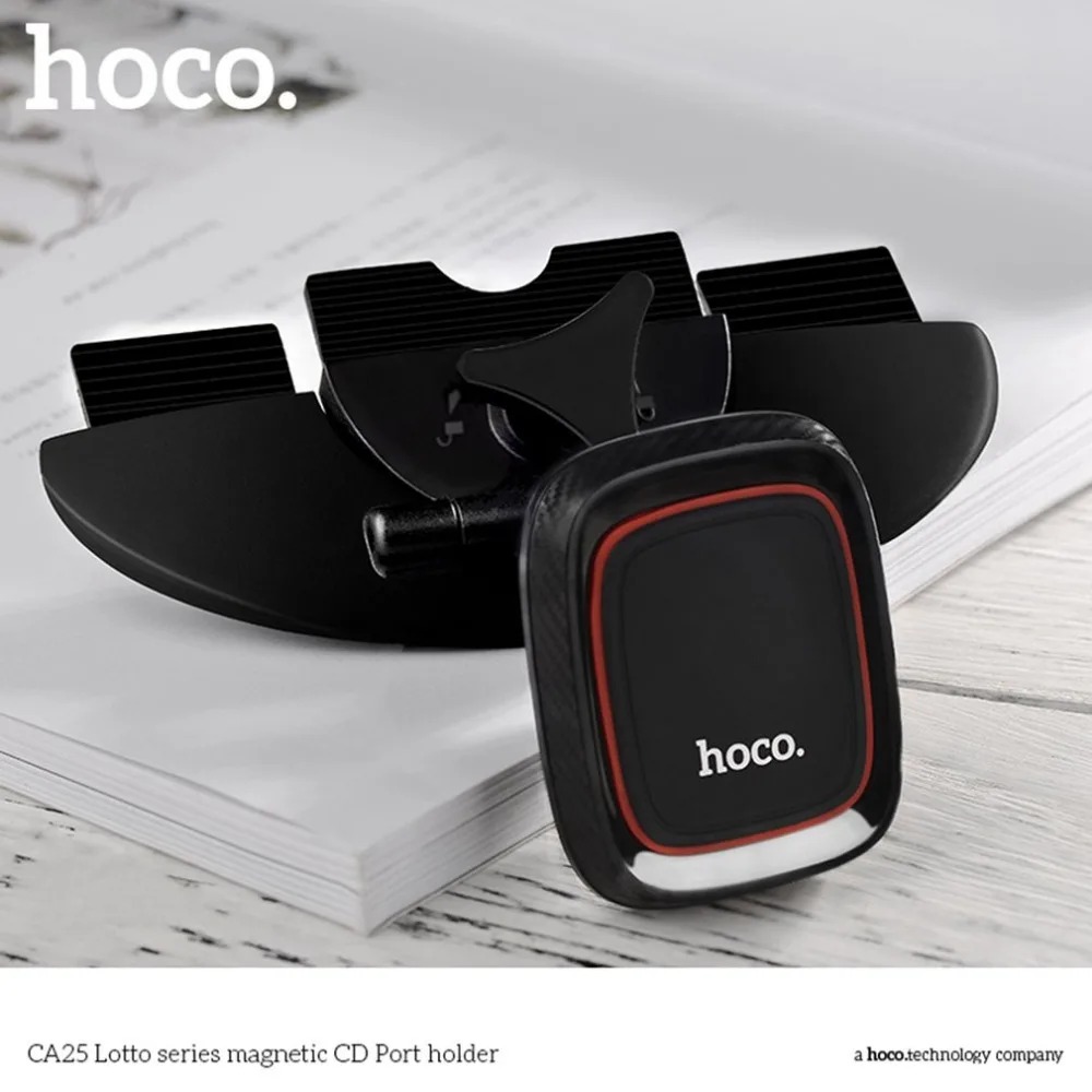 HOCO CA25 Универсальный Магнитный слот CD автомобильный держатель для телефона вращение на 360 градусов планшеты держатель для телефонов подставка подходит для iPhone