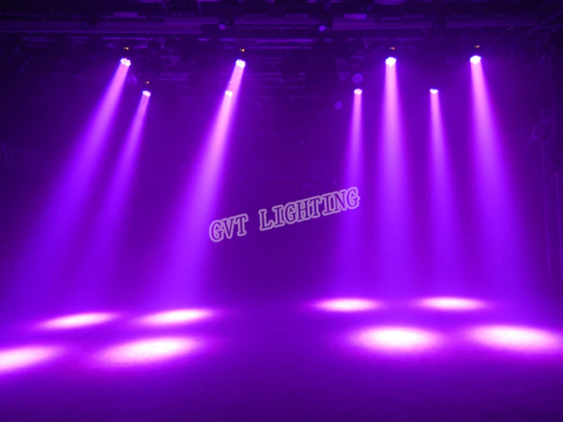 4 шт./лот DMX 512 светодиодный вращающийся головной светильник 12x12 Вт RGBW движущийся DJ
