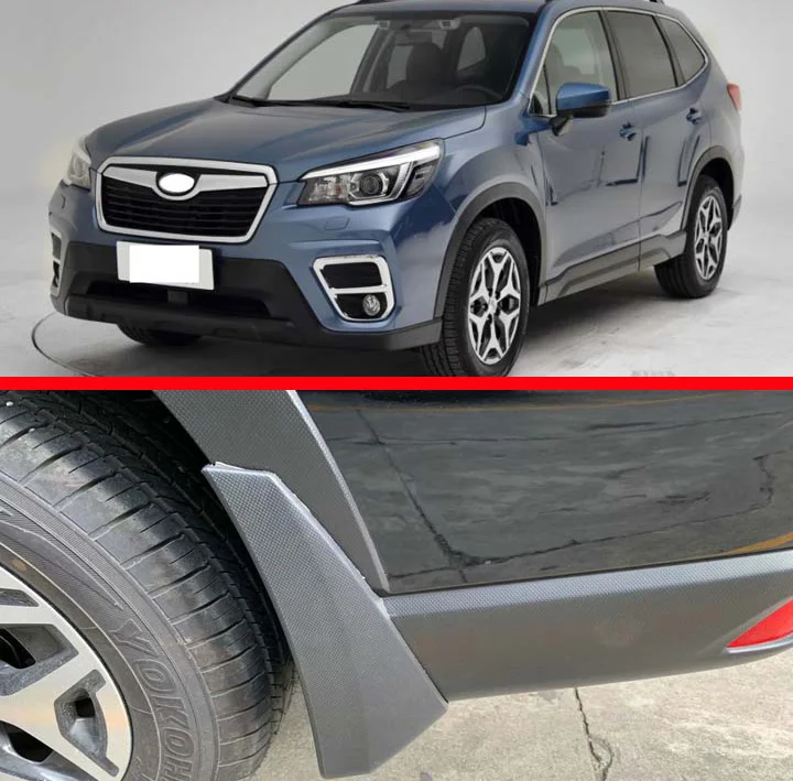 Пластиковые Брызговики для Subaru Forester SK 2018 2019|Хромирование| |