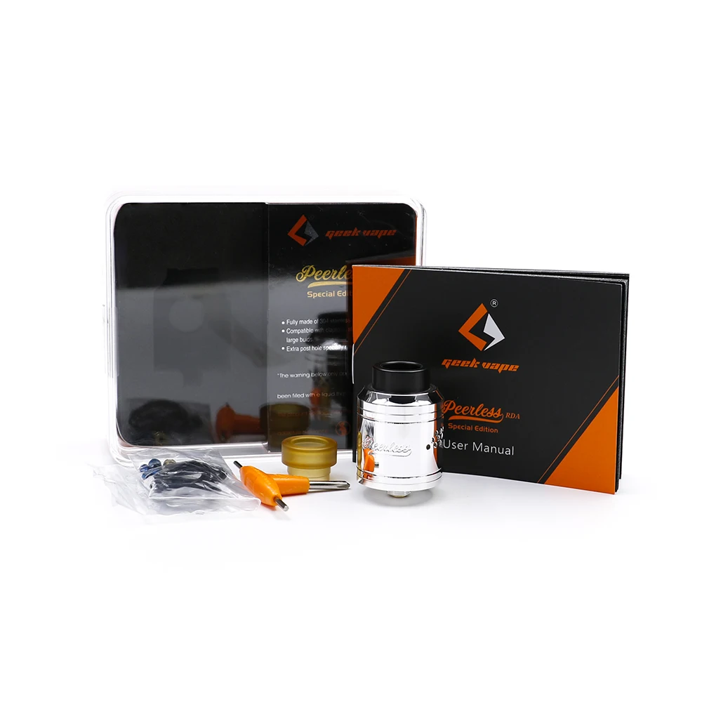 Оригинальный GeekVape Peerless RDA Special Edition полностью изготовлен из 304 нержавеющей стали
