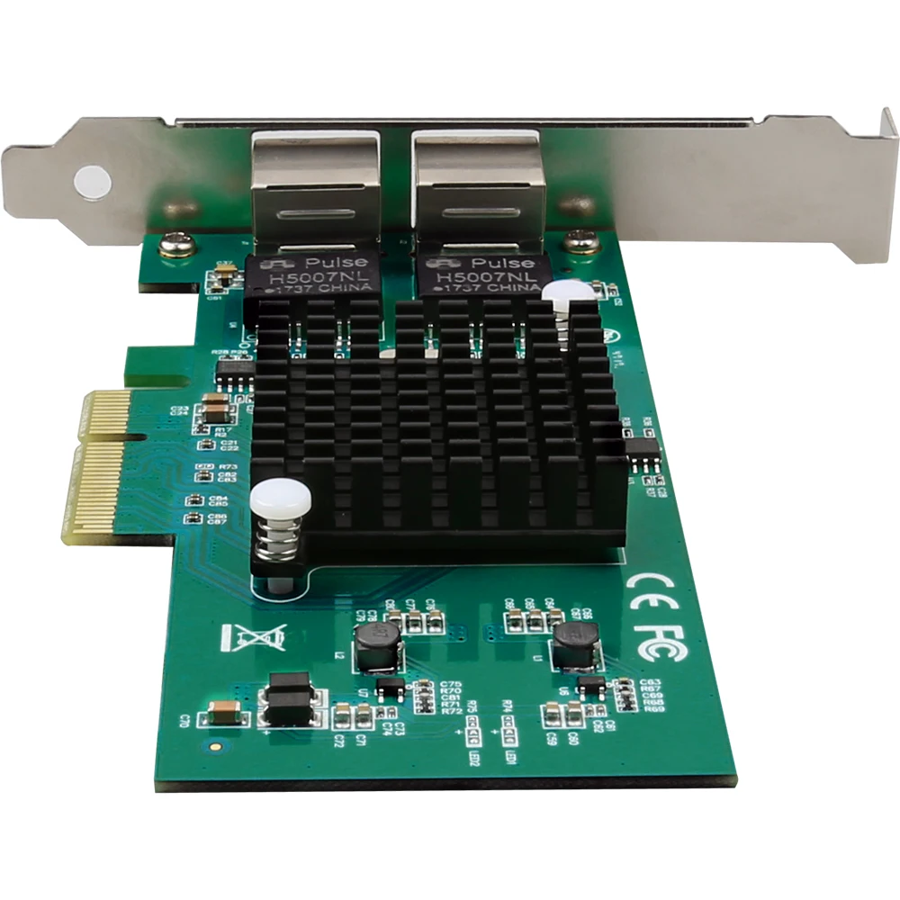 DIEWU RJ45 lan Сетевой кабель Gigabit 10/100/1000 Мбит/с 1G 82576 PCIe 4x сервер мини беспроводной