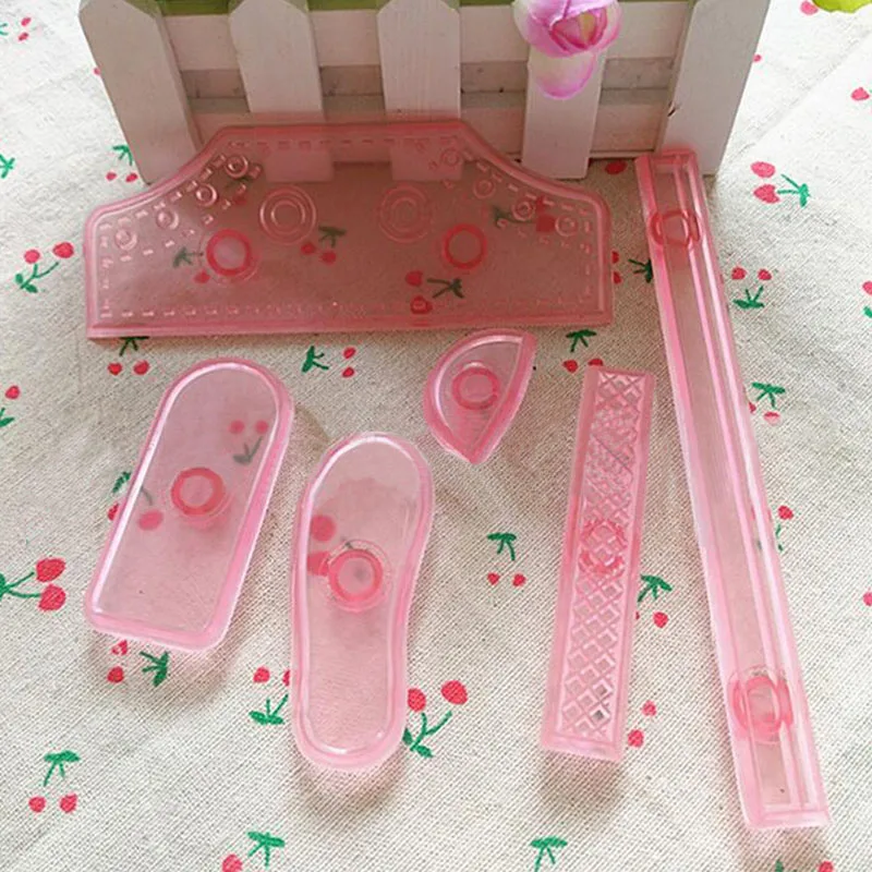 Sugar Craft 6 шт. пластиковая спортивная футбольная обувь для торта форма инструмент