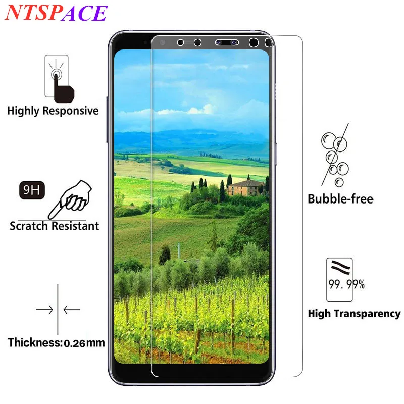 Защитная стеклянная пленка для samsung Galaxy A8 2018/A8 Plus защита экрана телефона 9H 2.5D