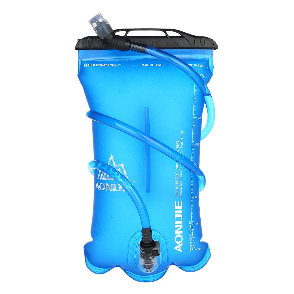 AONIJIE мягкая фляжка для спорта портативный безопасный ТПУ-мешок воды 1.5L 2L 3L