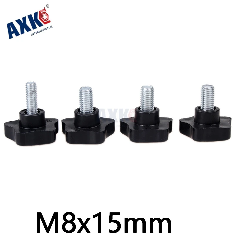 Axk 5 шт. M8x15mm Star/ручка/ручной регулировочный Шуруп/bakelite Star Тип пластиковая головка