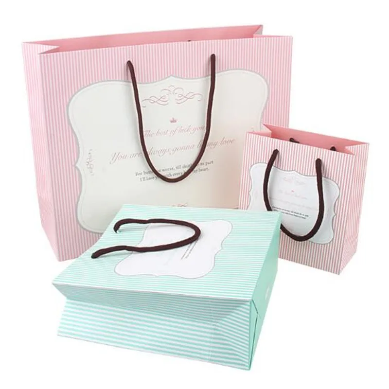 2 шт./Лот бумажные пакеты для подарков|Подарочные сумки и упаковка| |