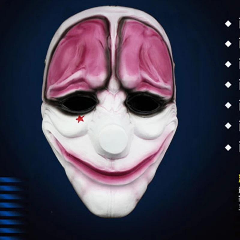 Страшная маска грабитель на все лицо из смолы для Хэллоуина Коллекционная серия