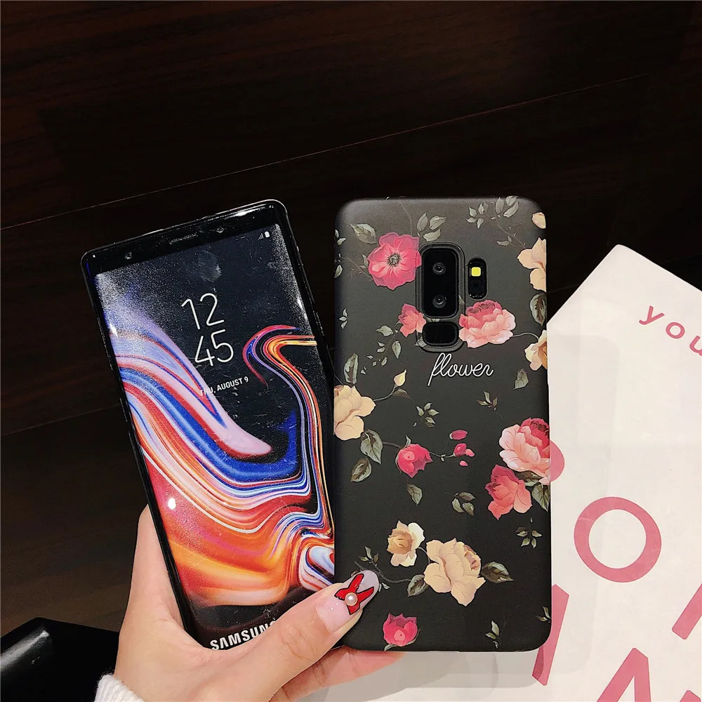 Чехол для телефона с розовым цветком OPPO R9 9S R11 R17 Plus высококачественный светящийся