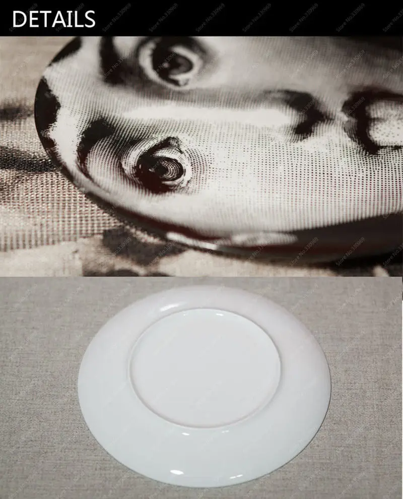 Fornasetti керамические настенные тарелки декоративные для дома, гостиной, кофейни, бара, ресторана, офиса, настенные подвесные тарелки