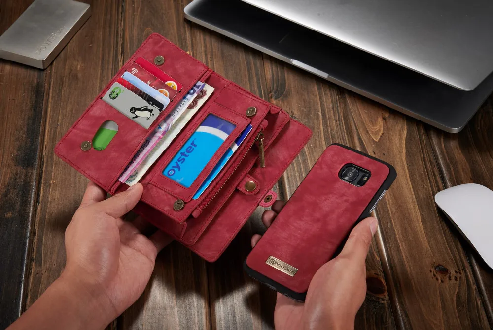 Чехол для телефона Samsung Galaxy S7 Edge S8 S9 S10 Plus S10E note 8 9 10 Pro Чехол Многофункциональный кошелек кожаный магнит задняя крышка
