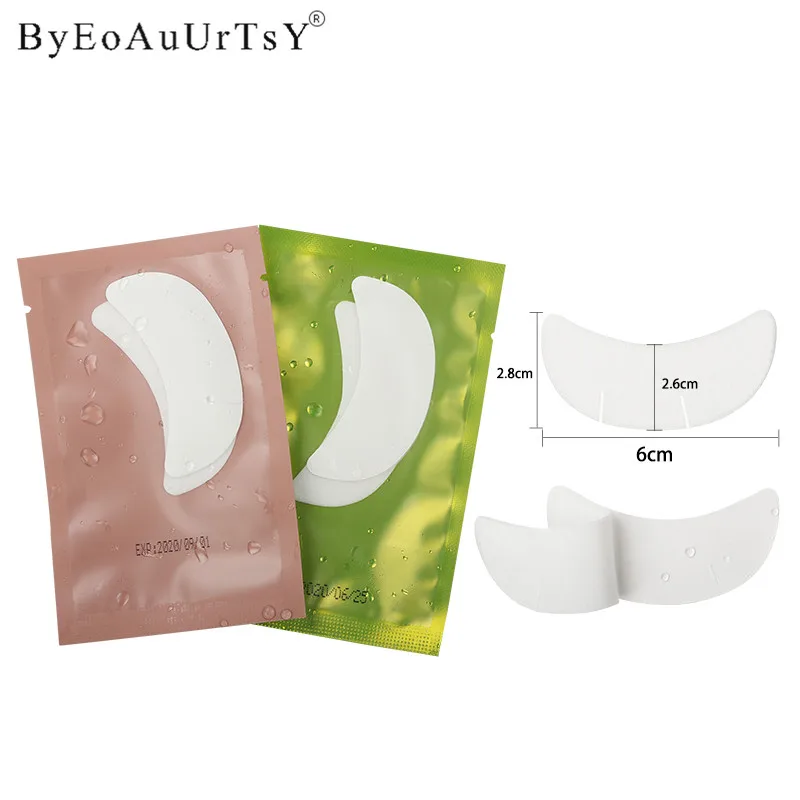 200 пар без ворса накладки для ресниц наращивания под глаза прививки | Красота и