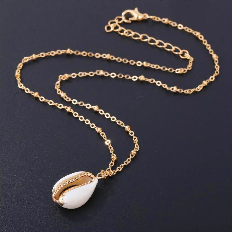 Богемные многослойные ожерелья из натуральной ракушки для женщин и девушек