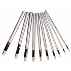 10 шт.компл. 0,5-5 мм металлический инструмент для пробивки кожаного инструмента Дырокол Набор для пробивки дырокол для рукоделия кожаный инструмент для рукоделия