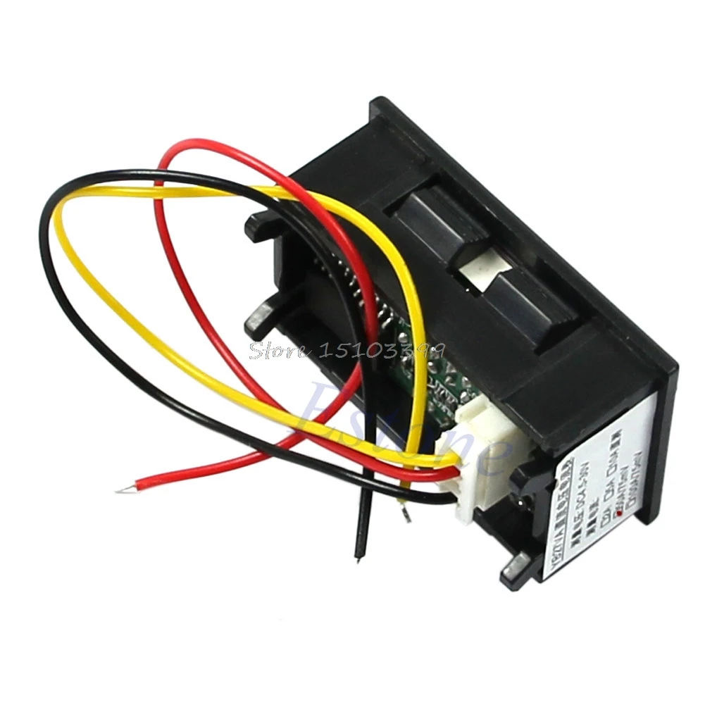 DC 4,5-30 V 0-50A Красный светодиодный цифровой вольтметр Амперметр Напряжение AMP мощность или 50A 75mV токовая шунтирующая резисторная Панель DC G25 Прямая поставка