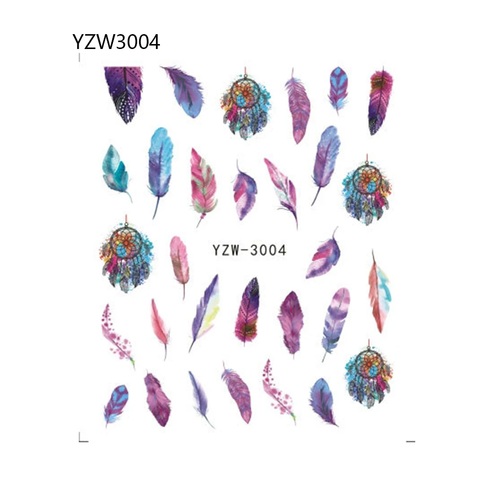 Водные Переводные наклейки для ногтей инструменты нейл-арта украшения красоты