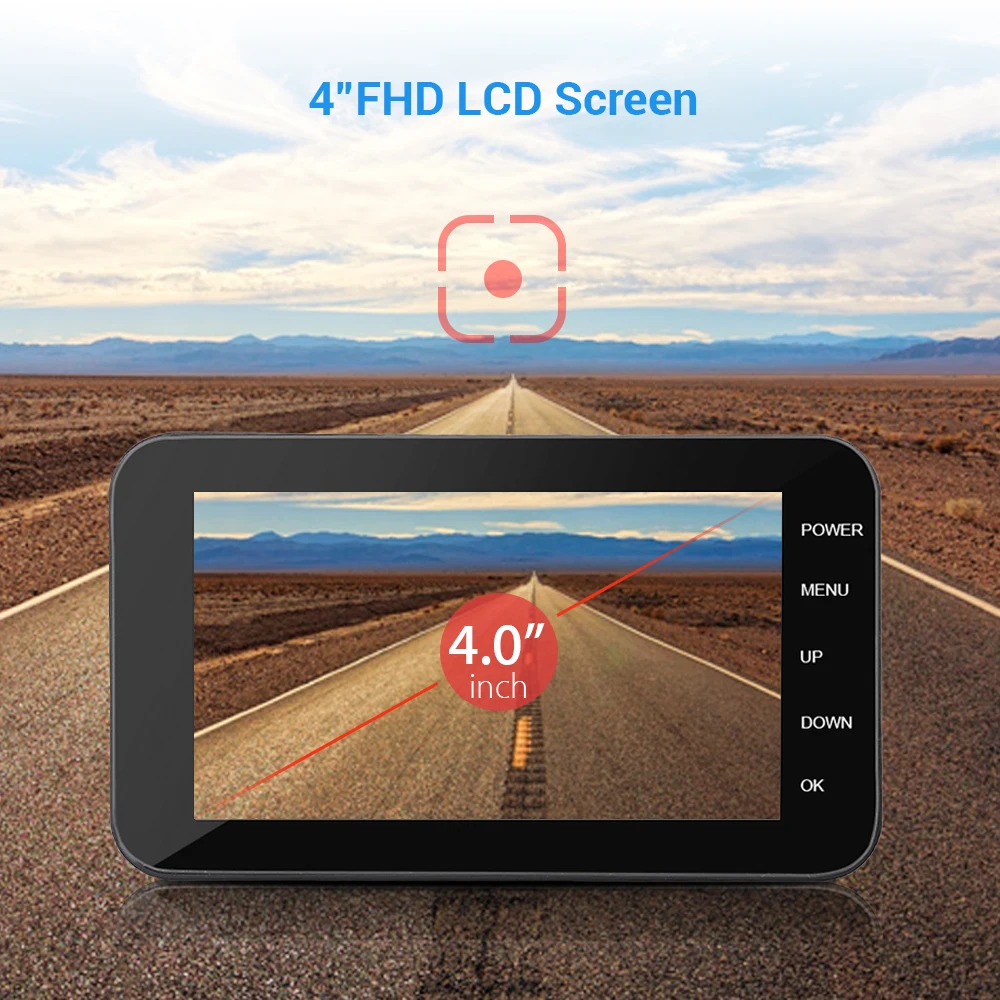 Двойная мотоциклетная DVR камера HD WiFi Dash Cam GPS 4 &quotIPS MT003 Передняя и задняя 1080P + 720P