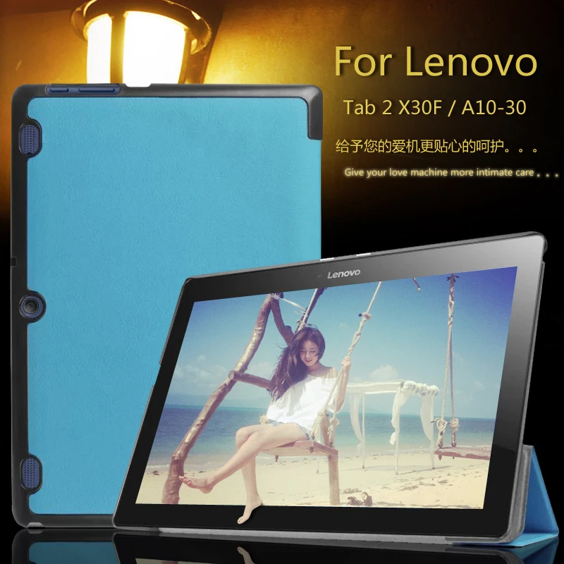 Чехол-книжка из искусственной кожи с откидной подставкой для Lenovo Tab 10 ТБ-X103F X103F 1