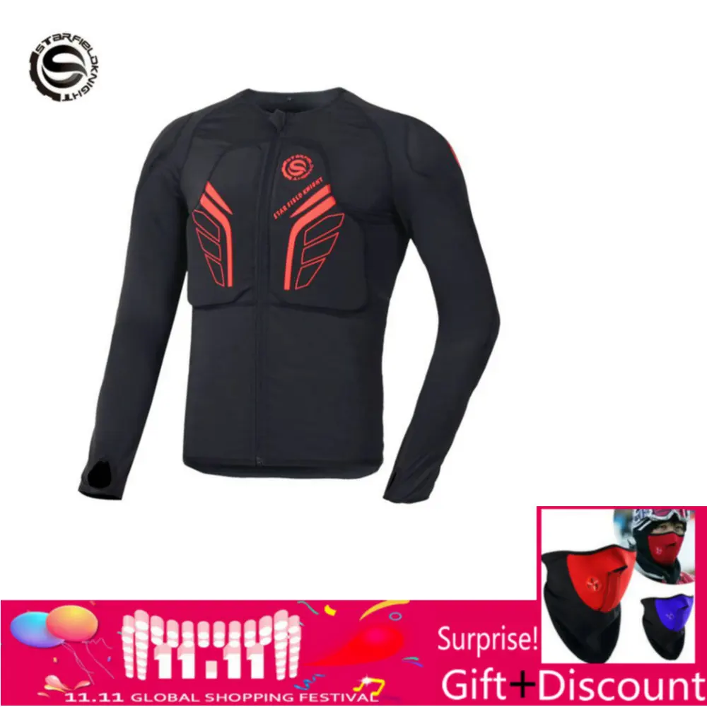 SFK мотогонок мягкая броня для мотокросса MX мотоциклиста DH быстросохнущая дышащая