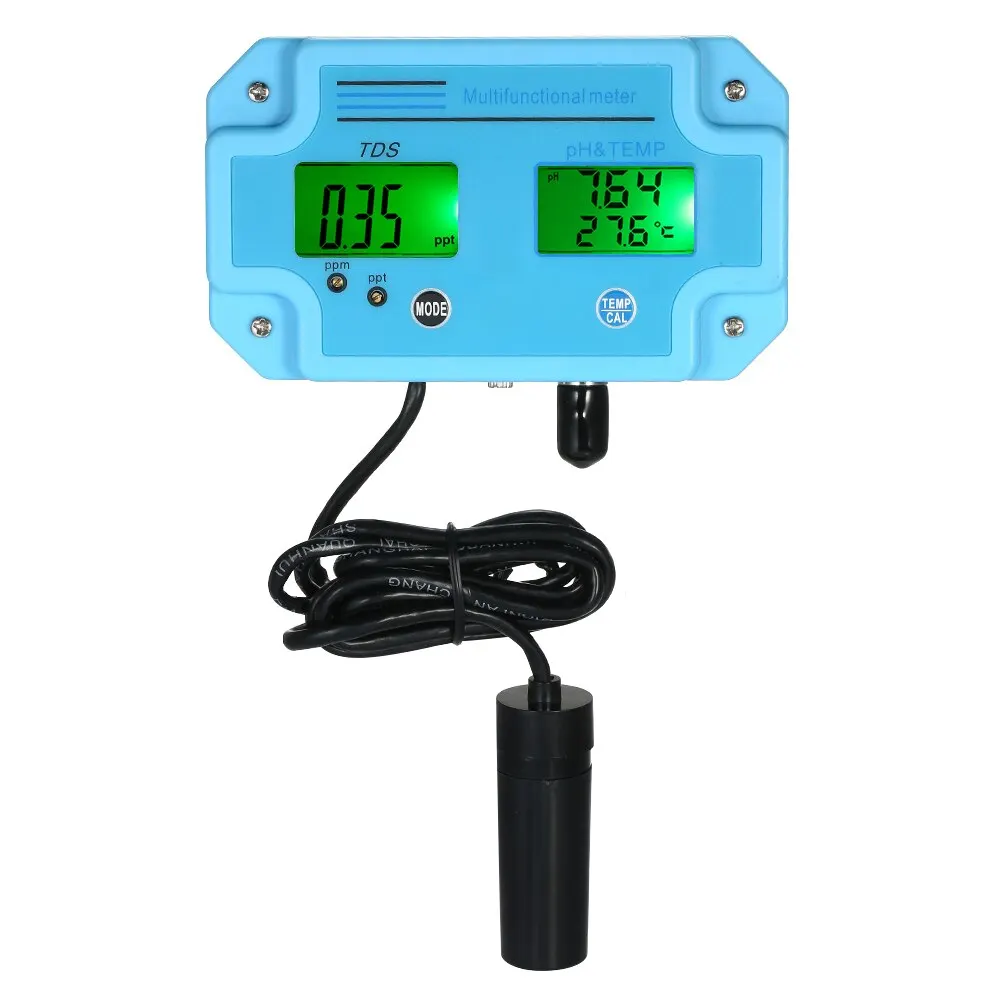 Профессиональный 3 в 1 pH/TDS/TEMP метр цифровой ЖК дисплей Tri Meter Многофункциональный